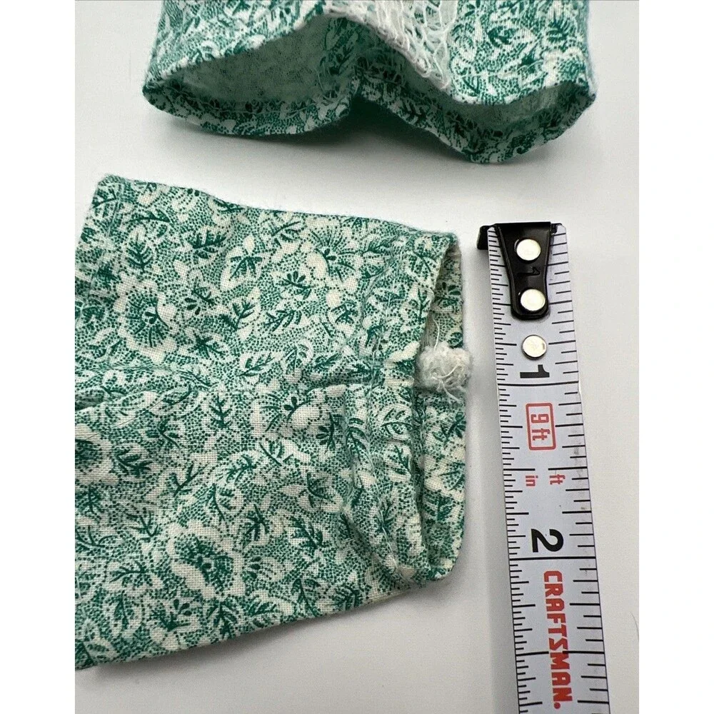 Barbie 1960's Teal Pajamas W/White Lace Trim and Blue Robe/Housecoat